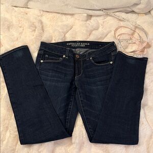 American Eagle Outfitters Women's Deep Indigo Skinny Jeans